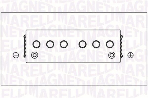 MAGNETI MARELLI Käynnistysakku 067300550005